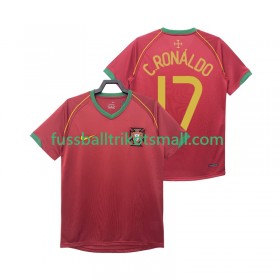 Fußballtrikots Portugal Crstiano Ronaldo 17 2006 Retro Kurzarm Heimtrikotsatz kaufen